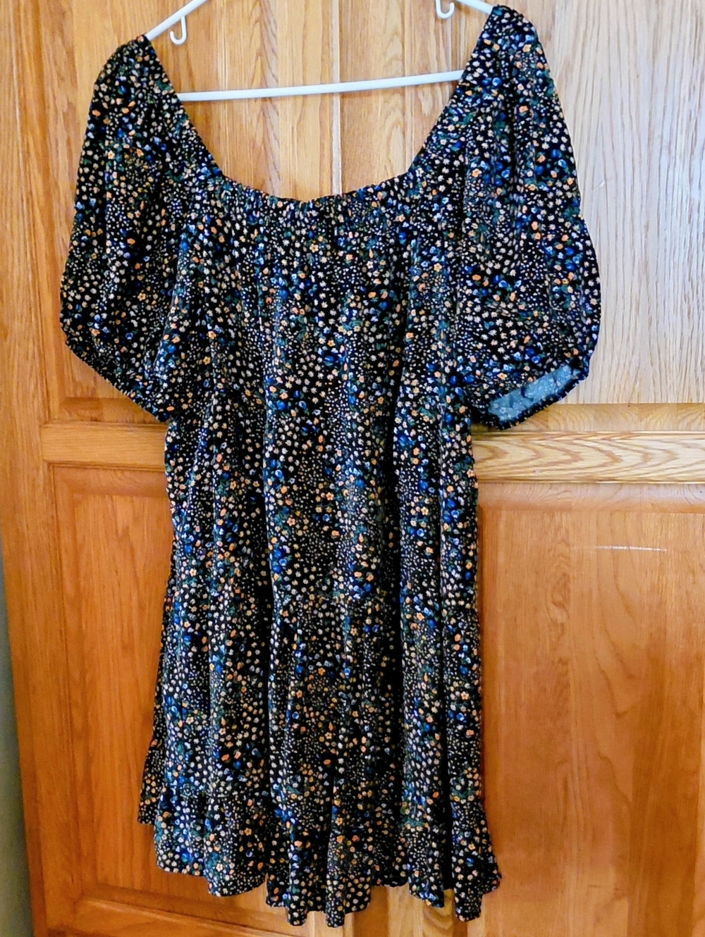 Very Nice Boho Baby Doll Dress XL Bust 40"